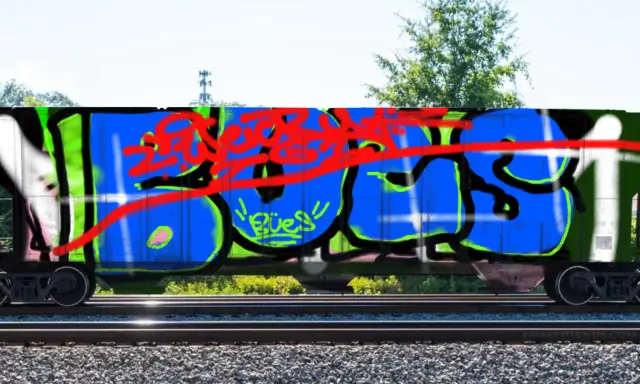 Graffiti artwork by DECAY