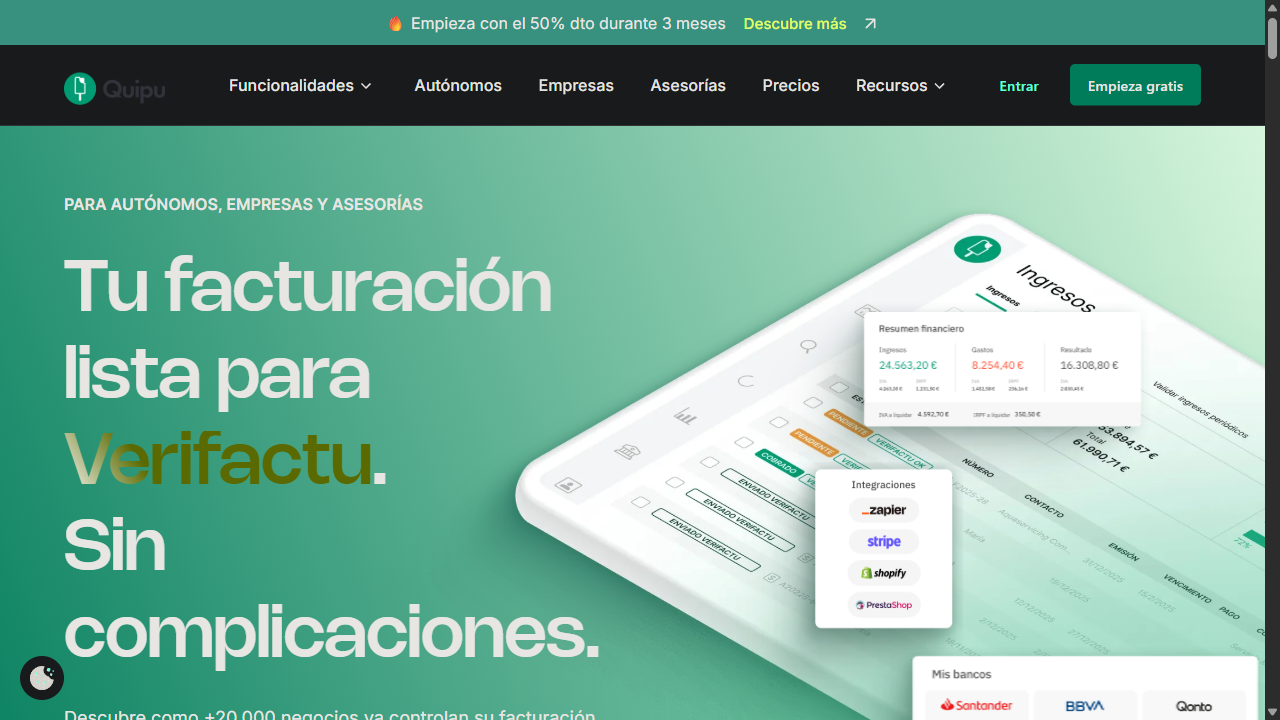 Quipu - Facturación para autónomos