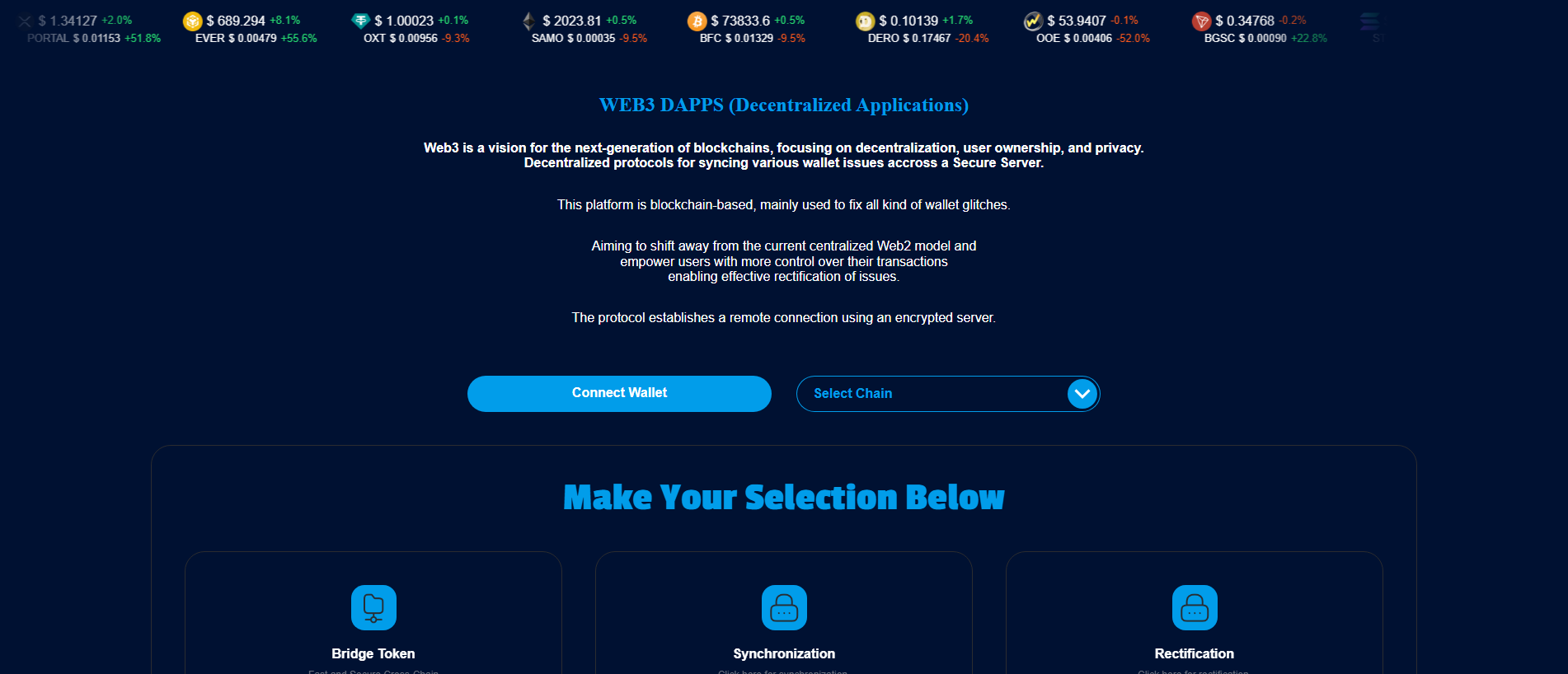 Stored capture of w3-dapps.site