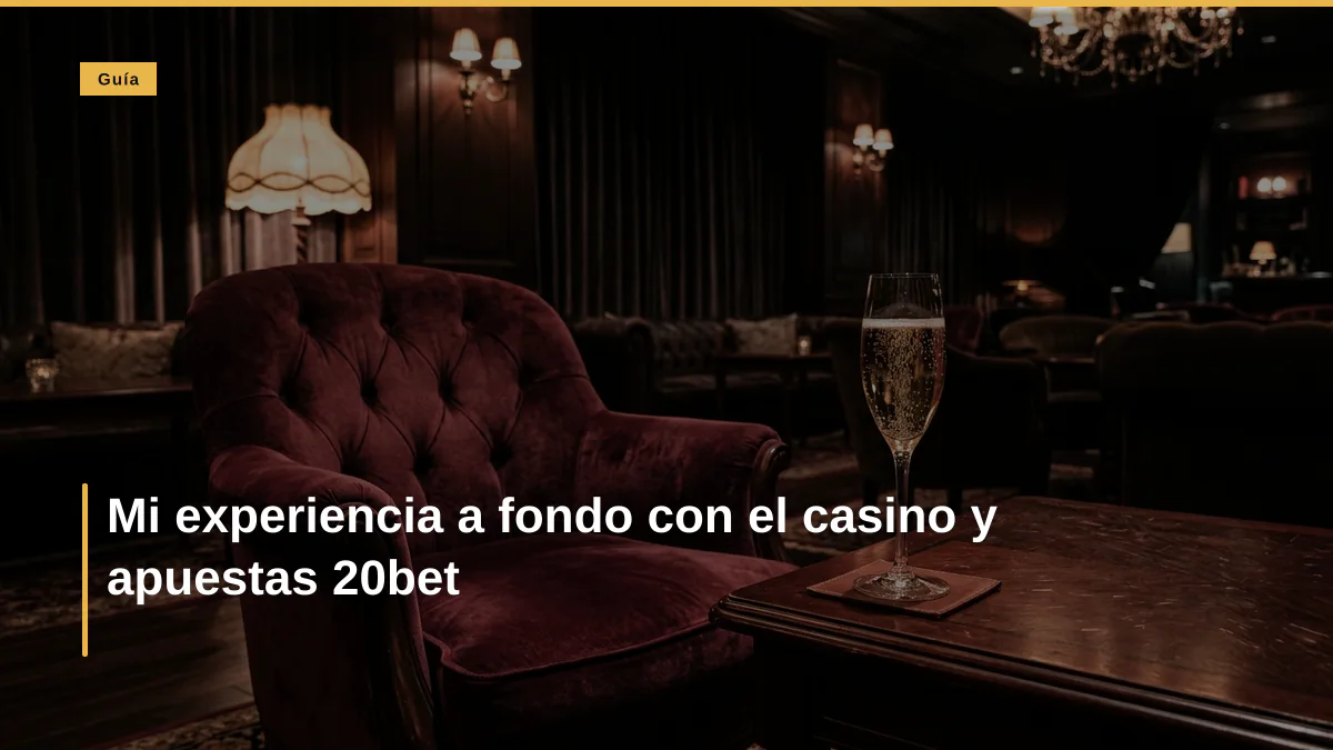 Mi experiencia a fondo con el casino y apuestas 20bet