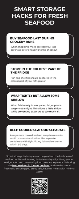 Keeping seafood fresh requires smart storage techniques that lock in flavor and safety. From proper refrigeration to airtight containers and timely consumption, these hacks make a big difference. Choosing the best seafood in Carmel, Indiana, also ensures quality from the start, giving you both taste and freshness while reducing unnecessary waste. To know more visit here https://www.goharvestmarket.com/our-story/seafood-department/