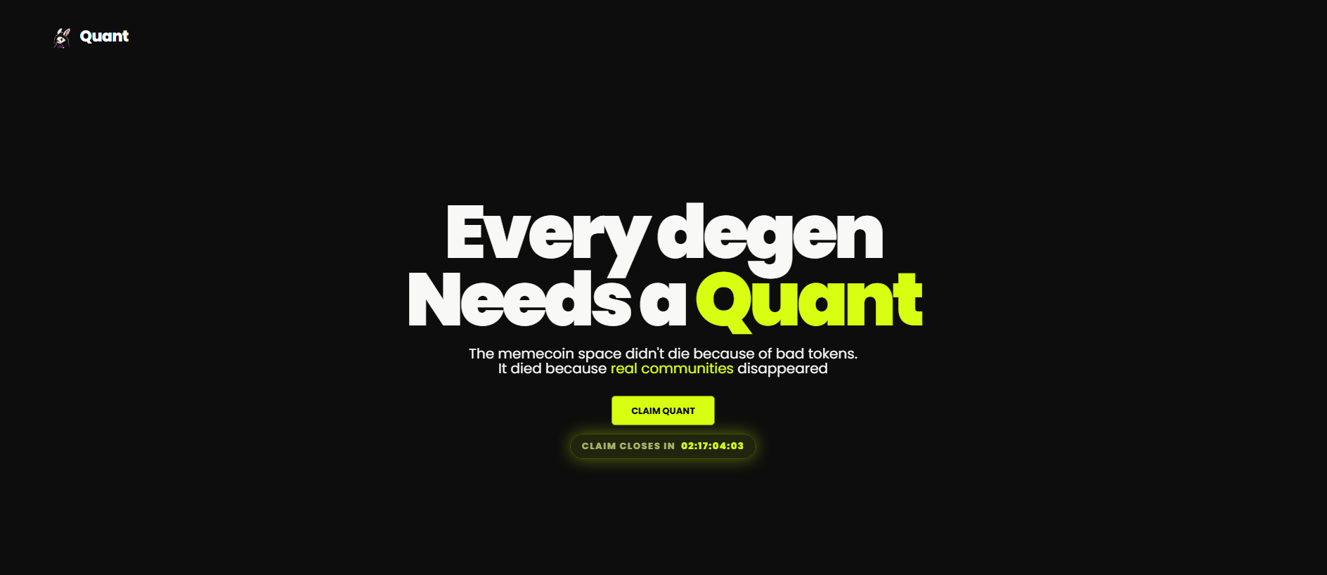 Stored capture of quanttoken.live