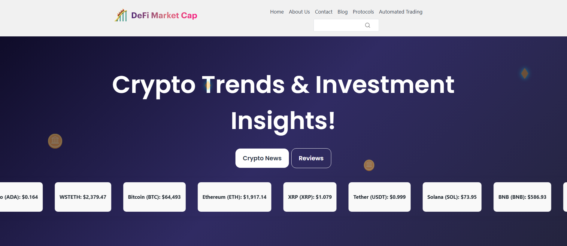 Stored capture of defimarketcappro.io