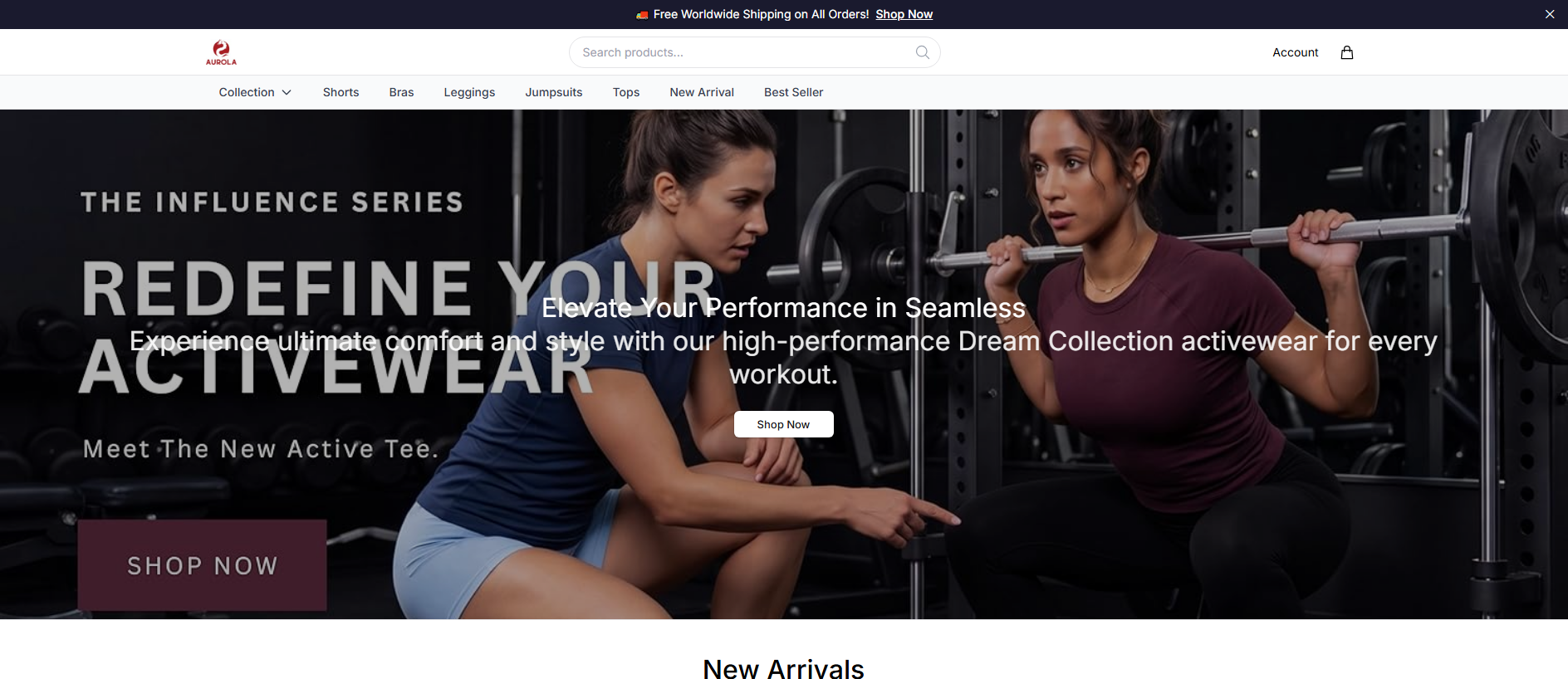 Stored capture of aurolafit.shop