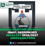 📣 Nigeria Maritime University (NMU) 2026/2027 Post-UTME Form Is Out!