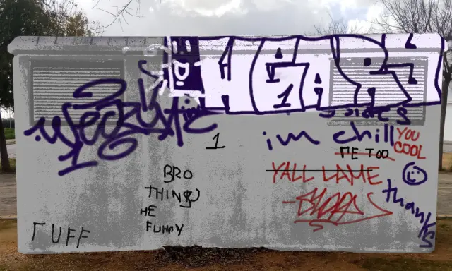 Graffiti artwork by DECAY
