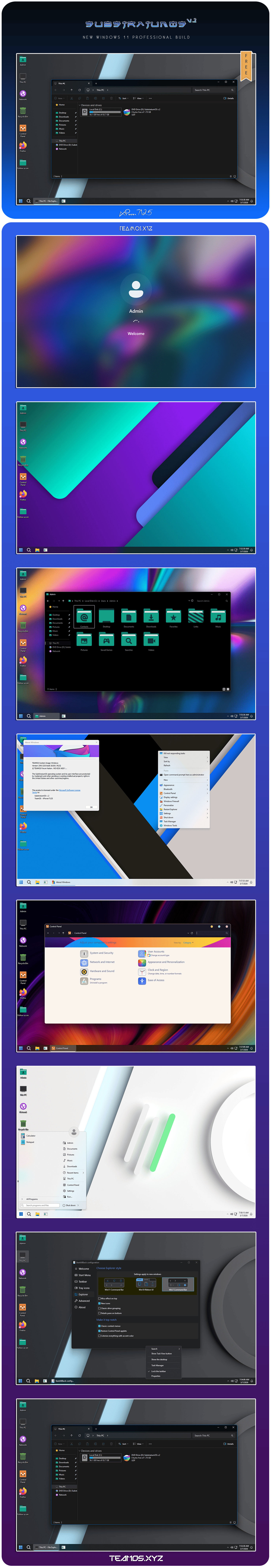 SubstratumOS v.2 - Windows 11 25H2 Pro Lite siêu nhẹ by XPower7125 4