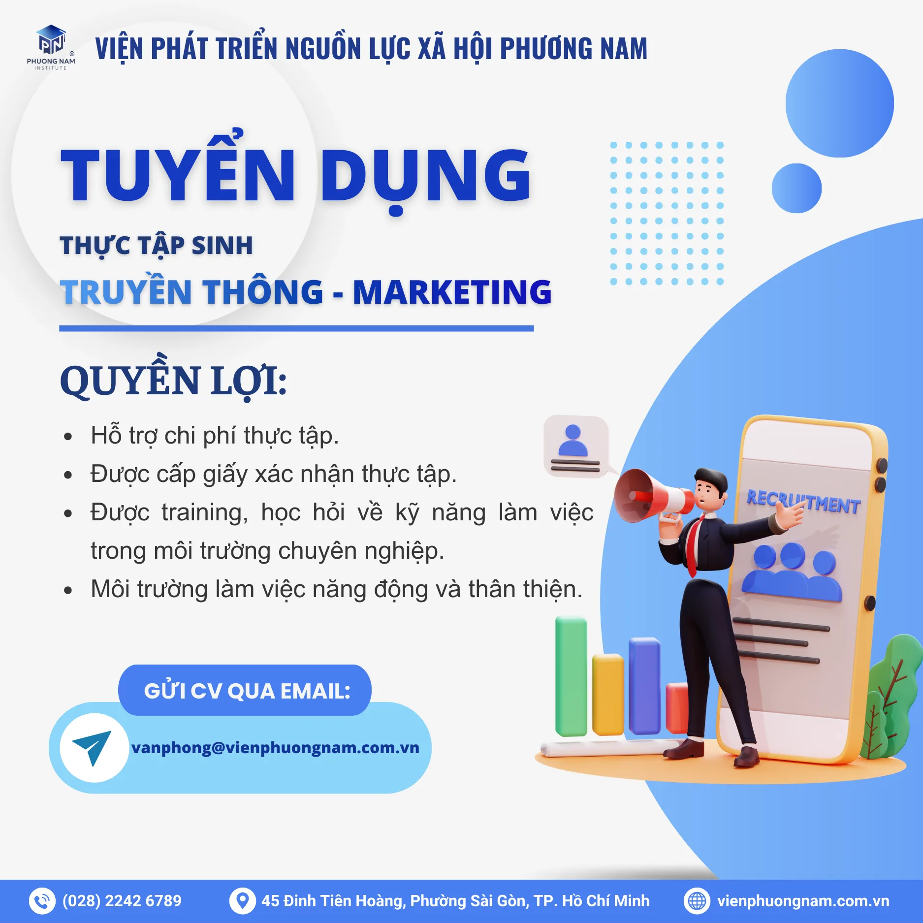 Tuyển dụng Thực tập sinh Truyền thông - Marketing