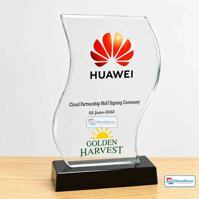 Crystal Crest Plaque