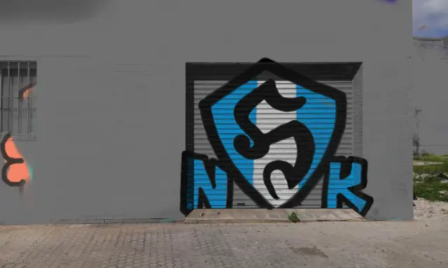 Graffiti artwork by vandald
