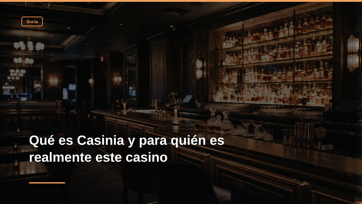 Qué es Casinia y para quién es realmente este casino