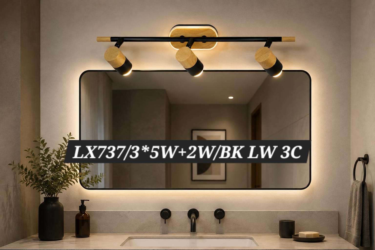 LX737/3*5W +2W/BK LW 3C — Ohrim wholesale price 1350