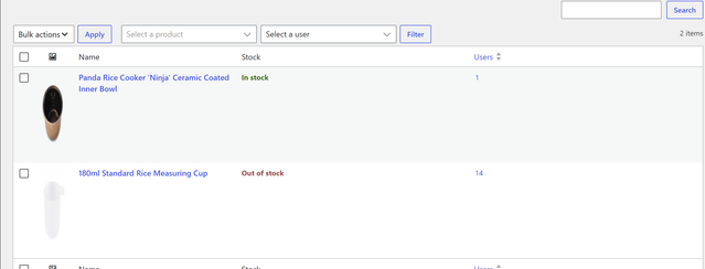 Distorted waitlist images