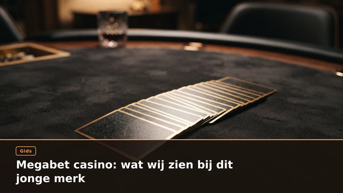Megabet casino: wat wij zien bij dit jonge merk