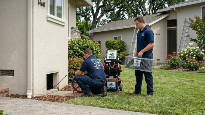 Wildlife removal crew in Santa Rosa California