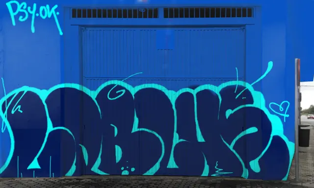 Graffiti artwork by LPBER