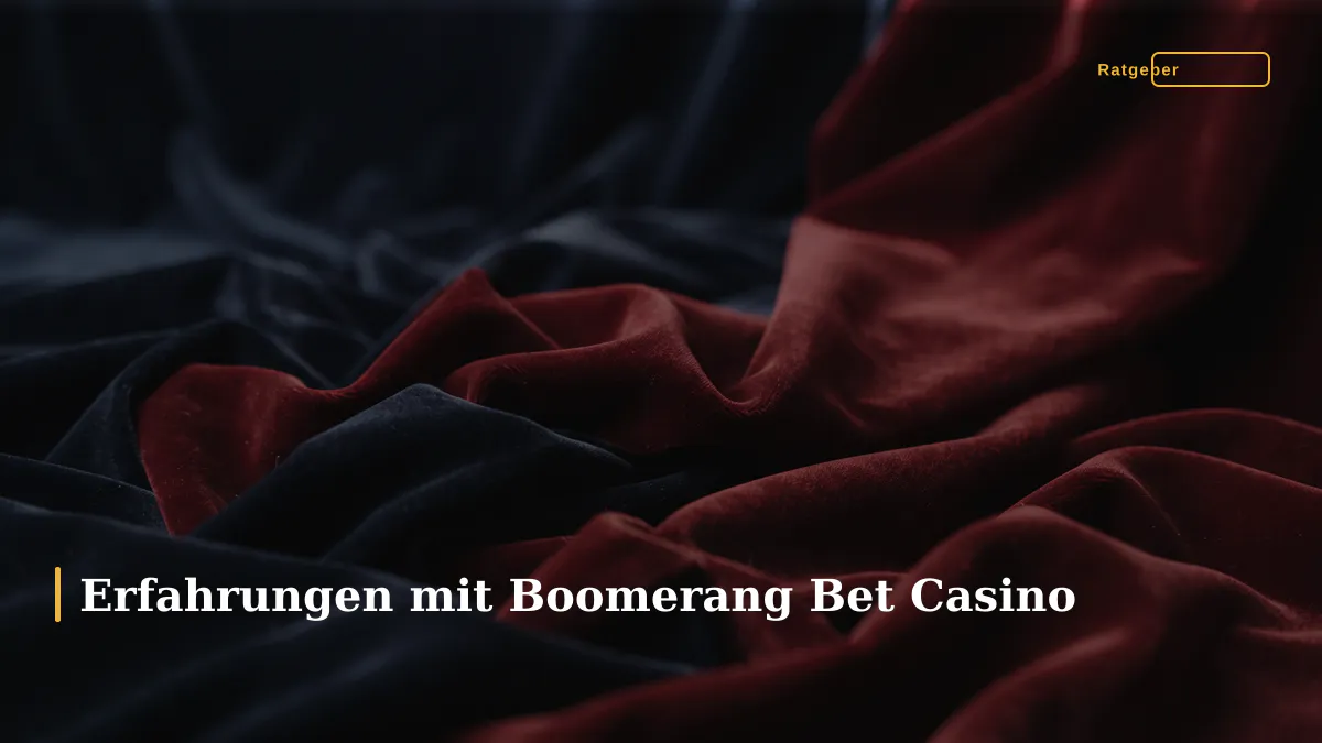 Erfahrungen mit Boomerang Bet Casino