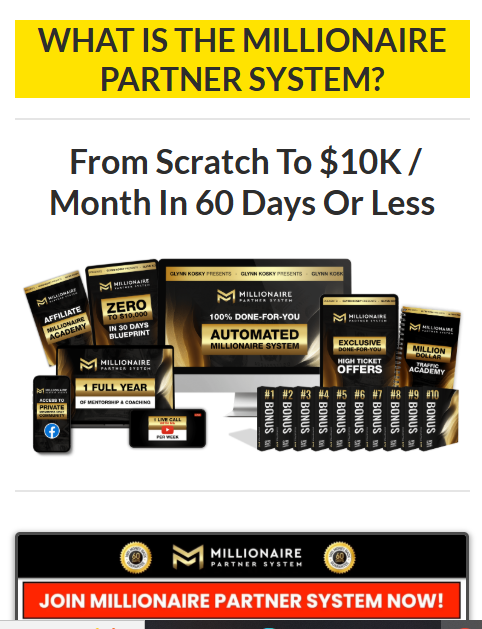 Millionaire Partner System
