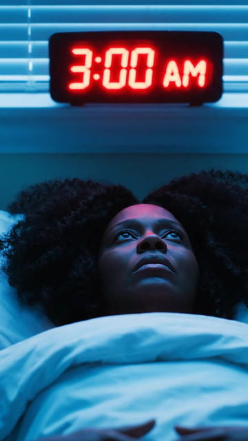 Woman awake at 3AM