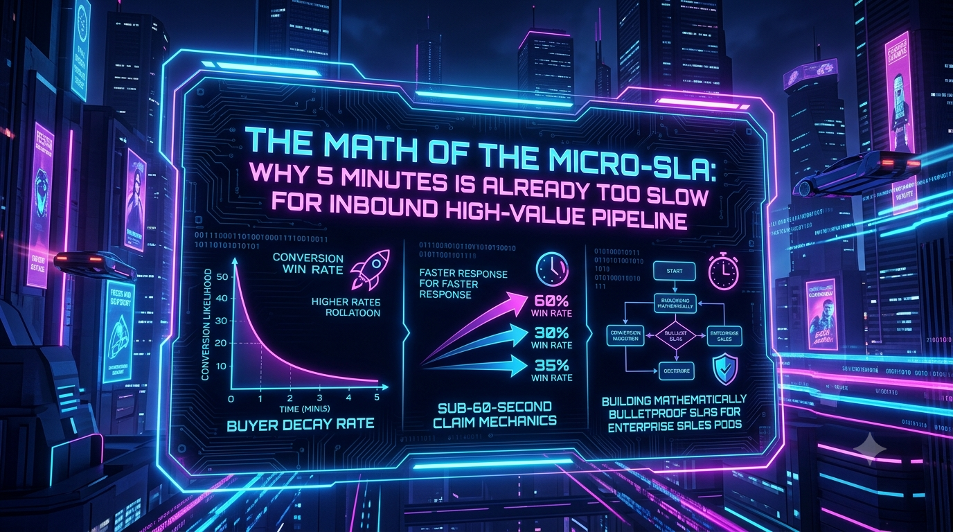 The Math of the Micro-SLA: Why 5 Minutes May Already Be Too Slow for High-Value Inbound Pipeline cover image