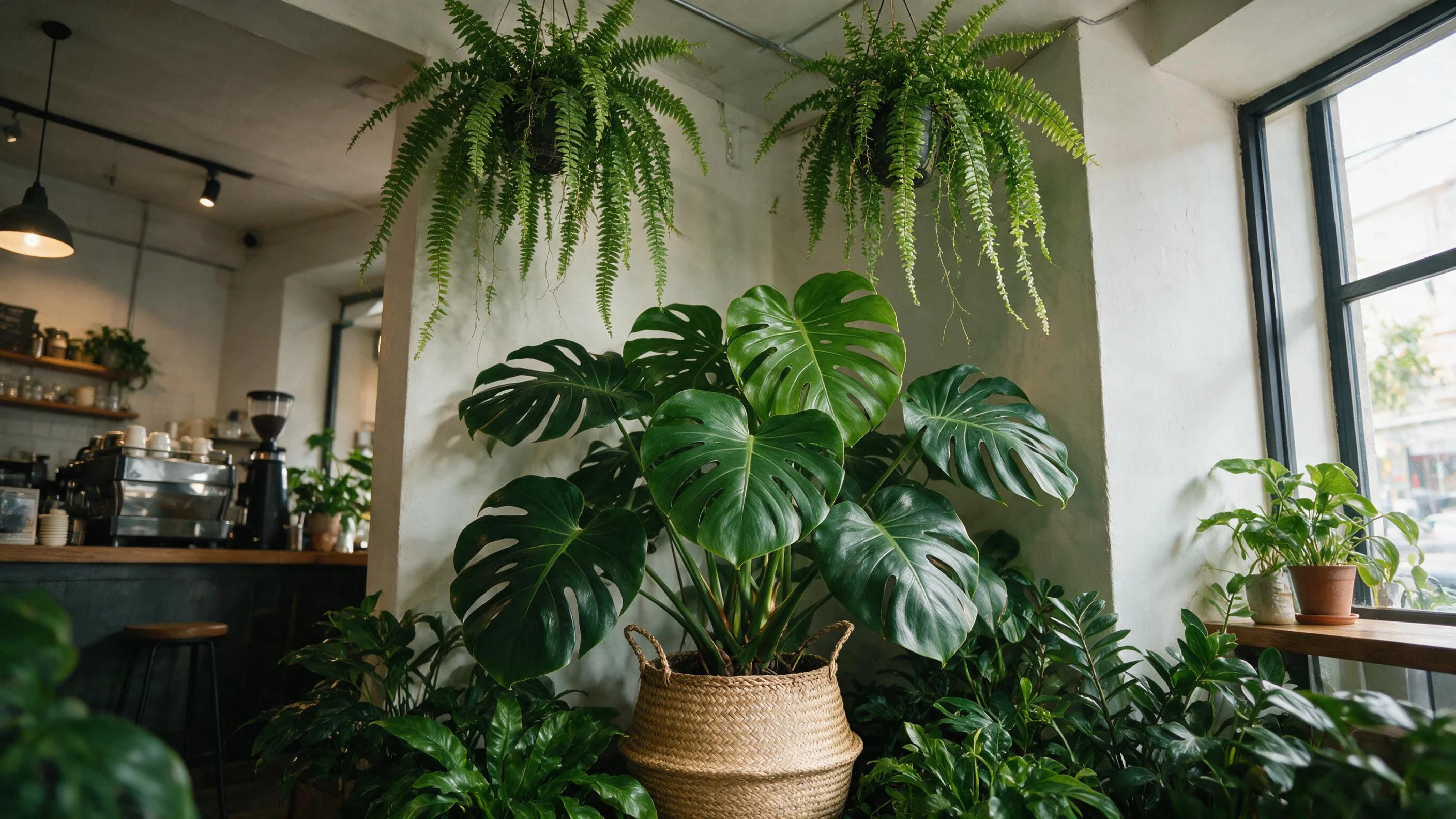 Abundant Indoor Greenery