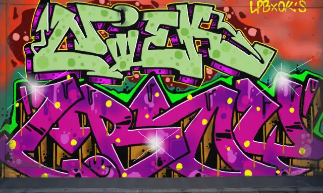 Graffiti artwork by Okeyss
