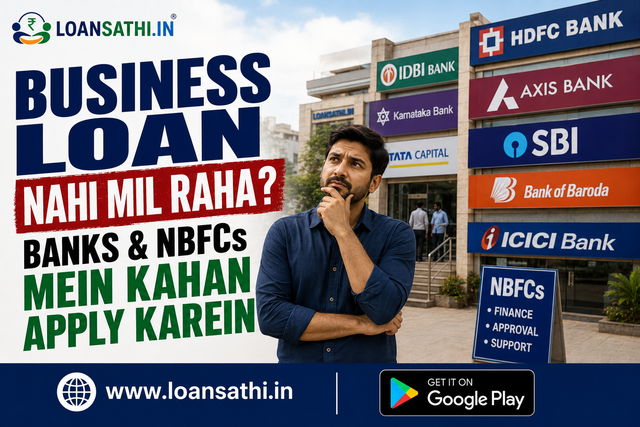 Business Loan Nahi Mil Raha? Banks & NBFCs Mein Kahan Apply Karein? Sahi Selection Guide | Loansathi.in