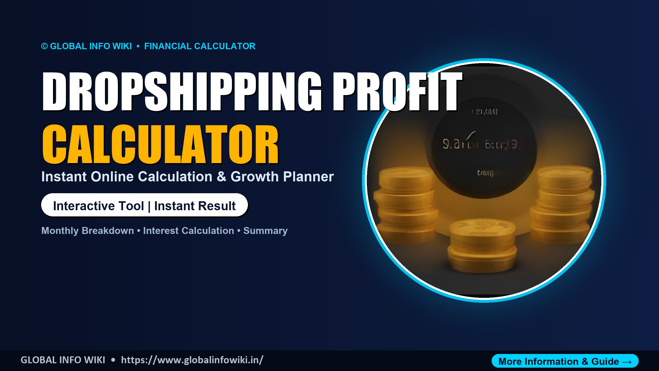 Dropshipping Profit Calculator — Estimate Margin after Ads Dropshipping Profit Calculator — Estimate Margin after Ads