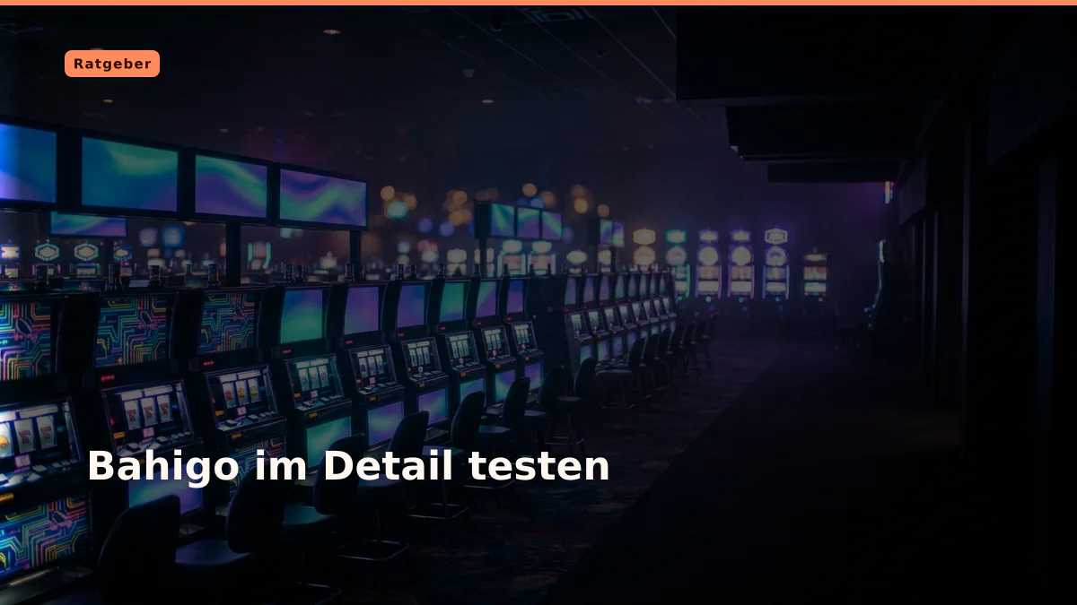 Bahigo im Detail testen