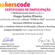 Certificado Womakerscode