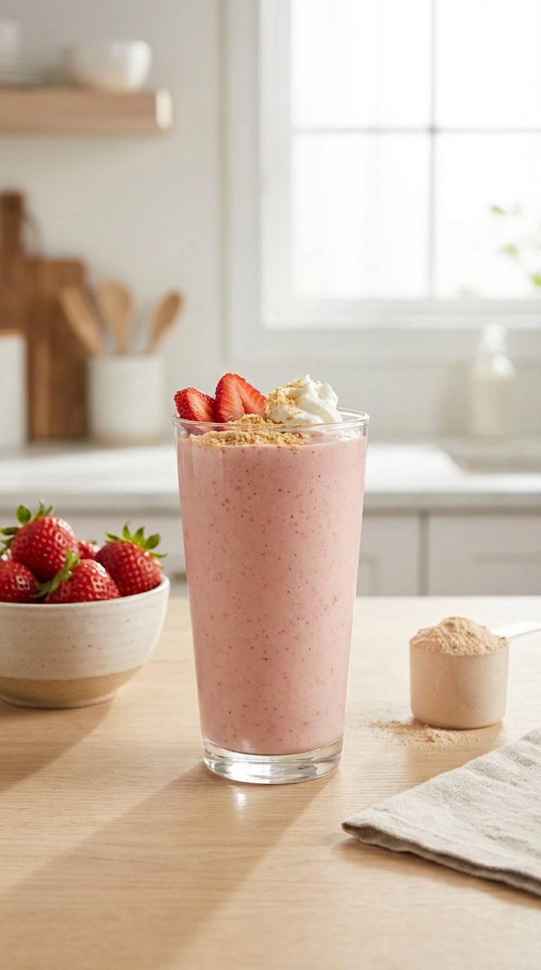 Strawberry Cheesecake Protein Blend — Tastes Like Dessert