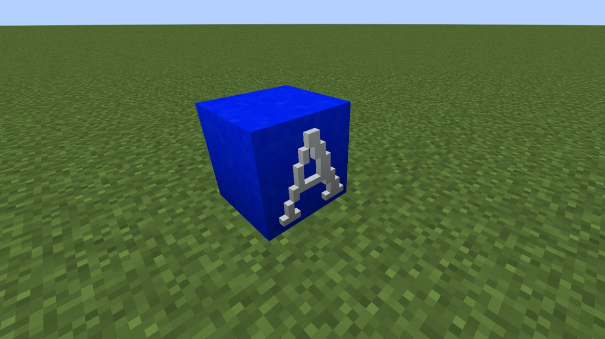 3D letter example