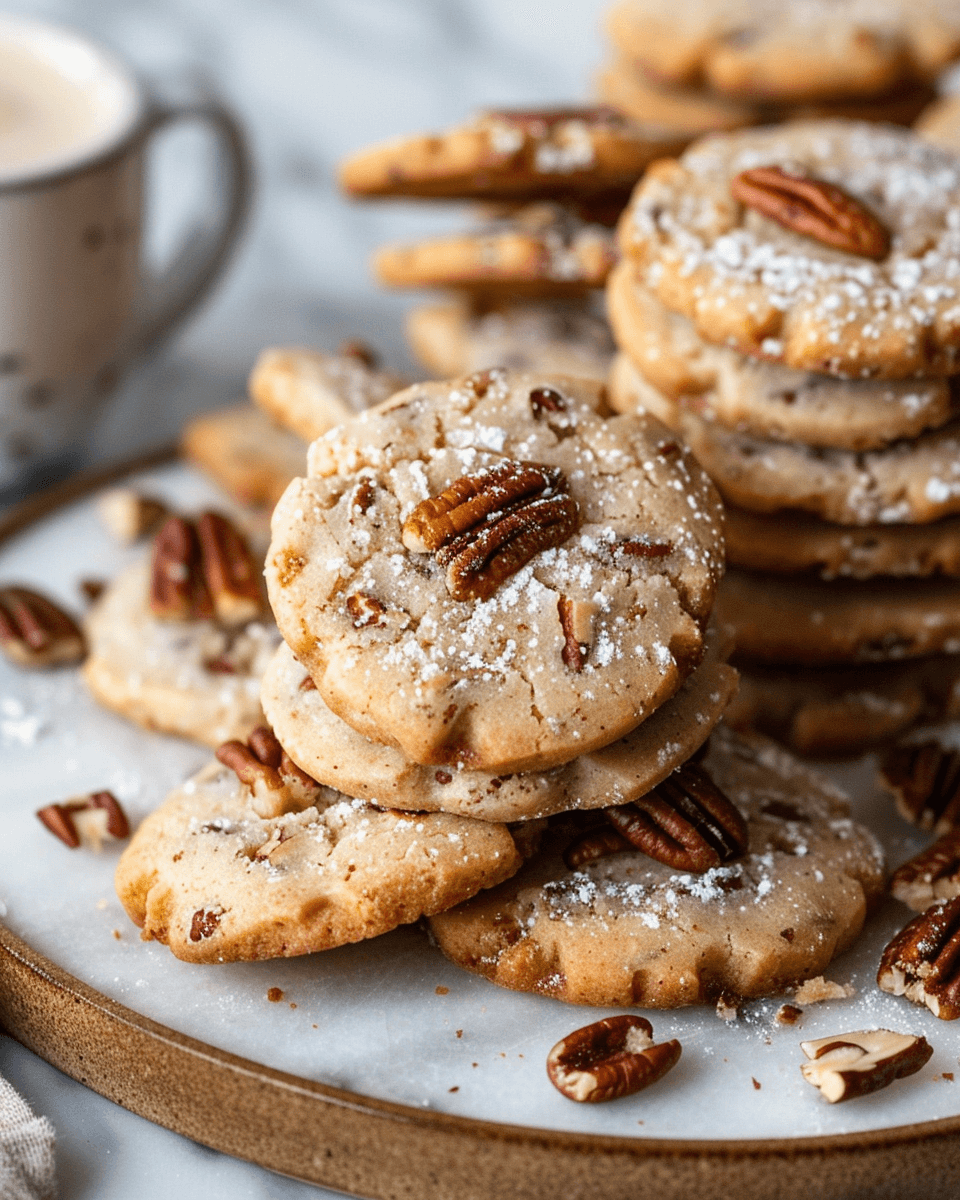Perfect Butter Pecan Shortbread Cookies step photo