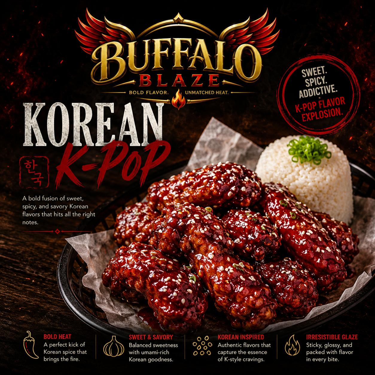 Buffalo Blaze Korean K-Pop