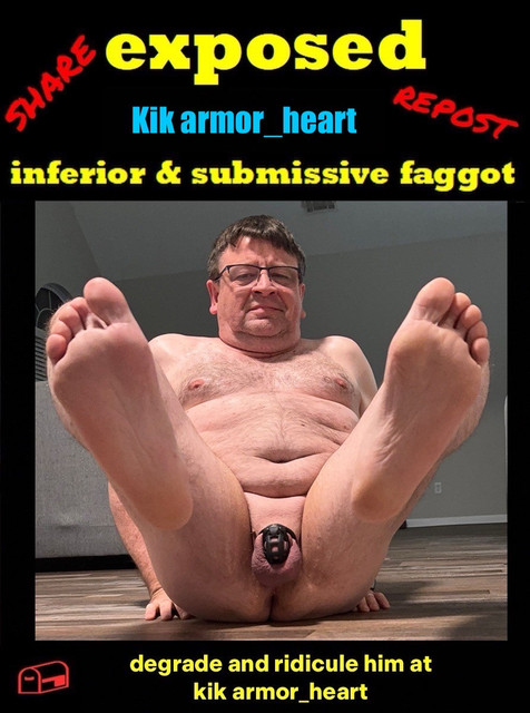 Exposed Chastity Fag