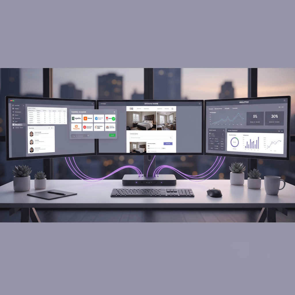 Hotel tech stack integration dashboard