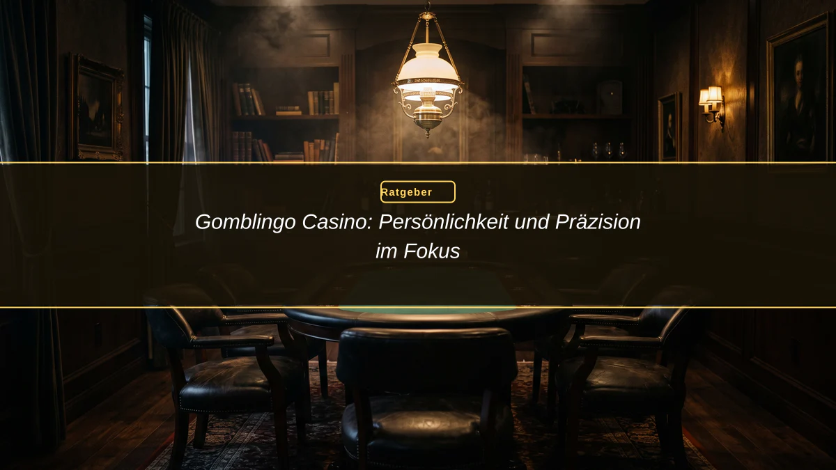 Gomblingo Casino: Persönlichkeit und Präzision im Fokus