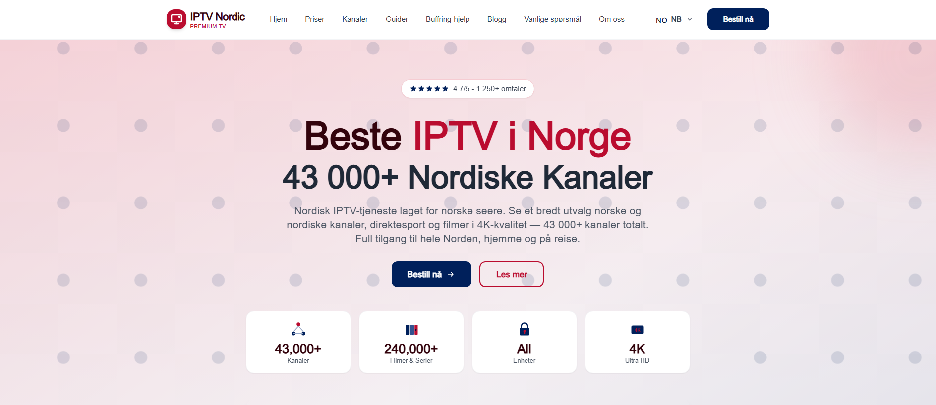 Stored capture of iptvnordicno.com