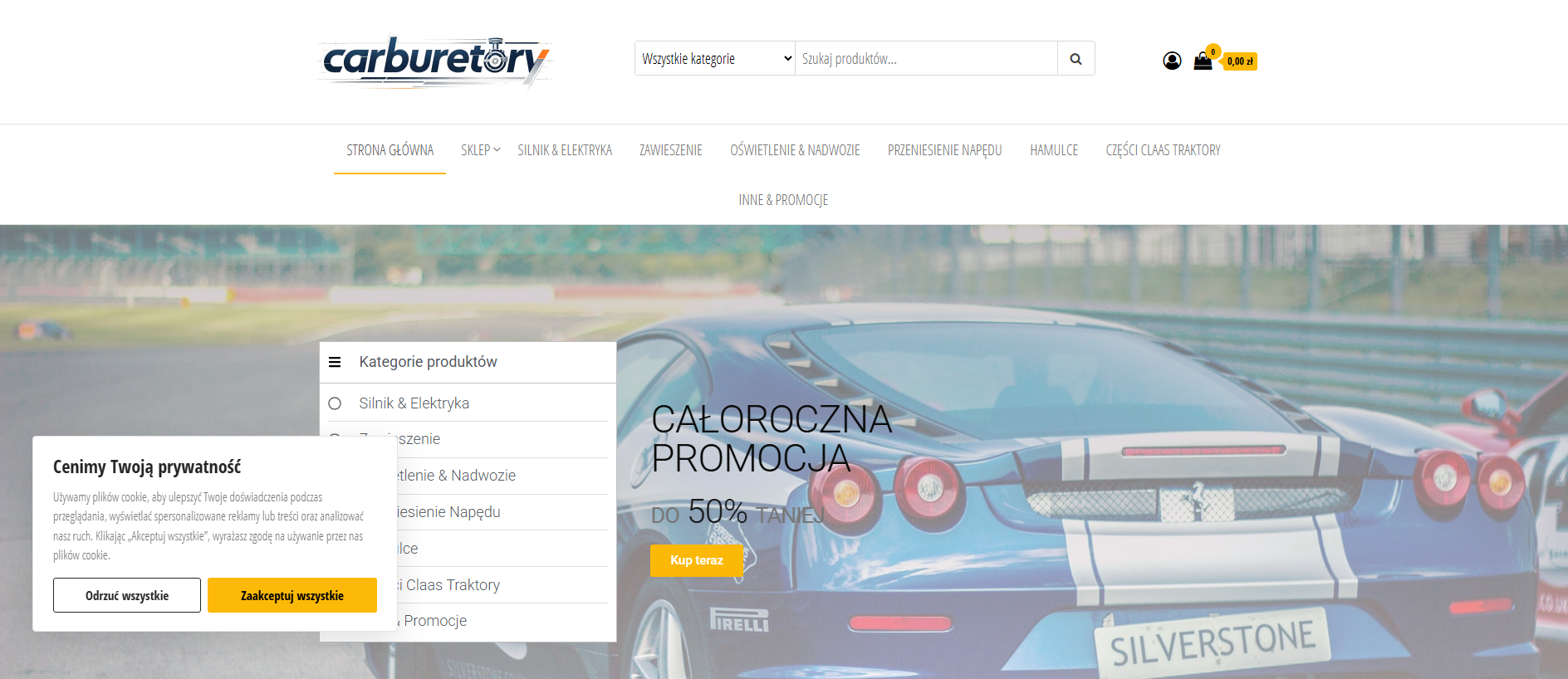 Stored capture of carburetorv.com
