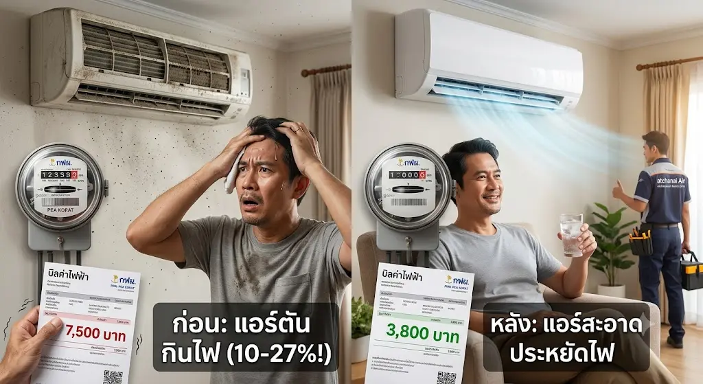 🔥 ค่าไฟแพงเกินเบอร์! ล้างแอร์...ช่วยได้จริงหรือ?