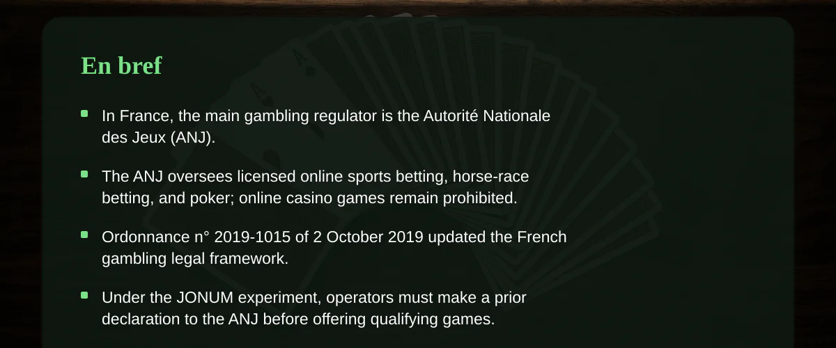 Le marché du jeu en ligne en france et les nouvelles règles du terrain — En bref