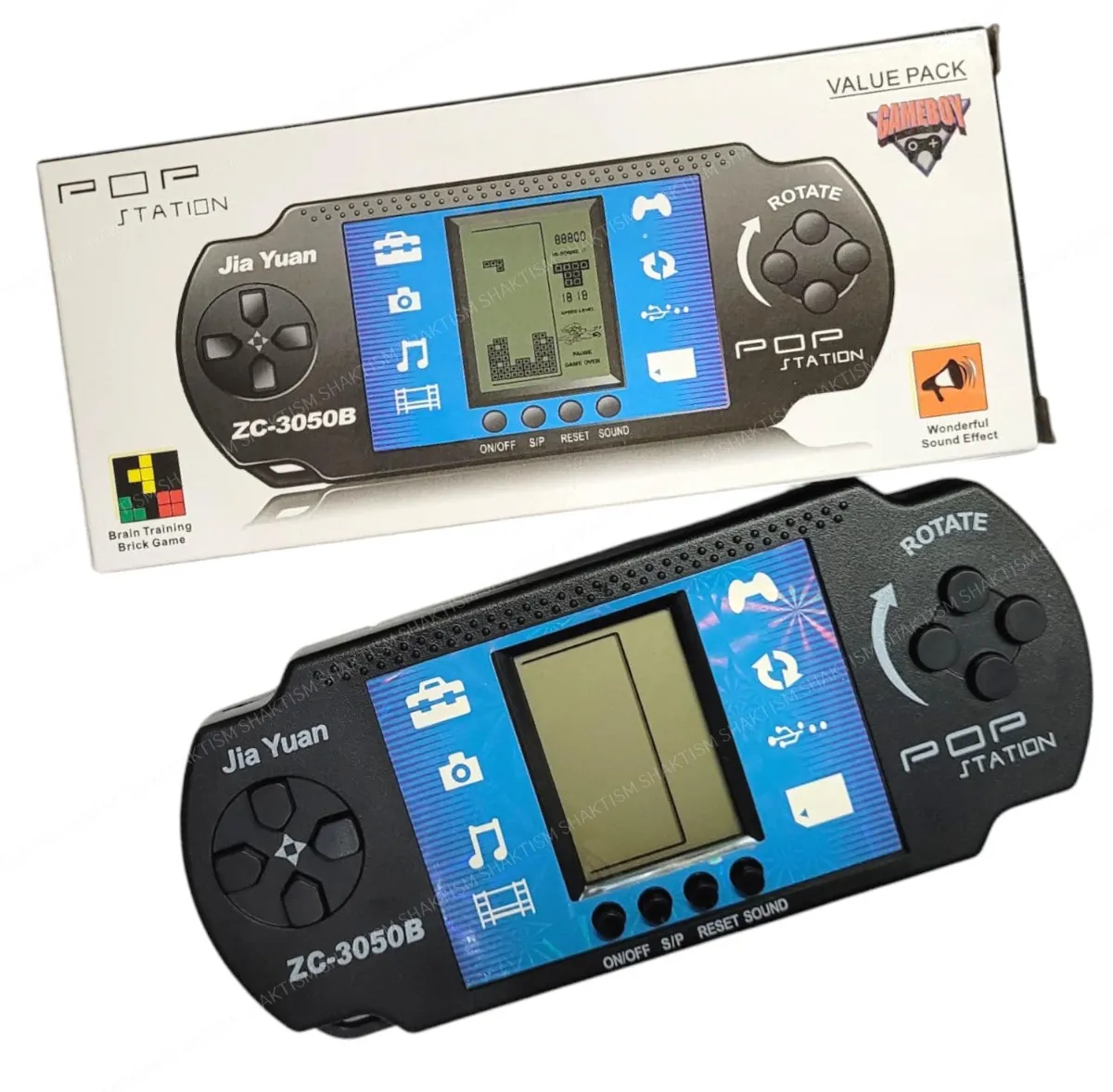 Handheld Electronic Brick Game, Retro Video Game Console for Kids. photo 3