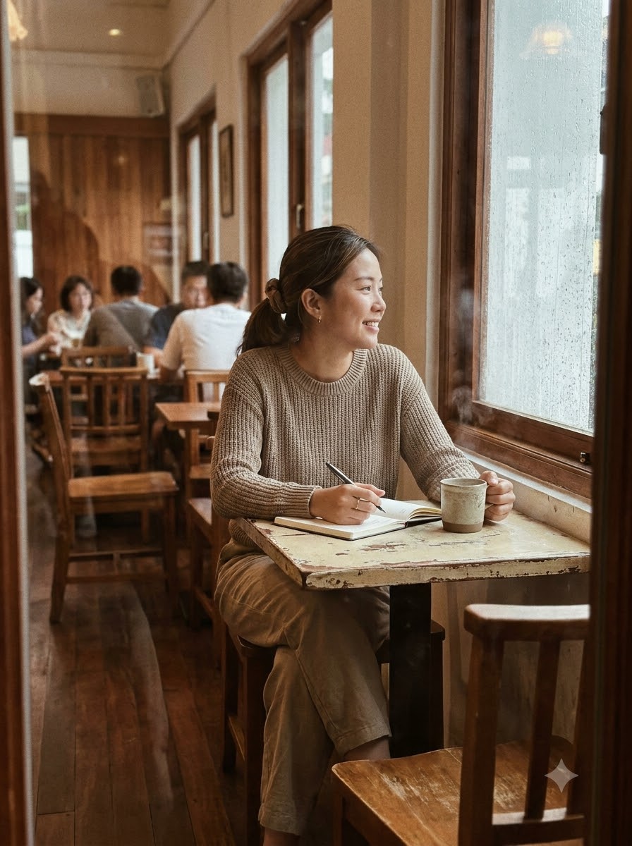 Woman representing confidence and wellbeing