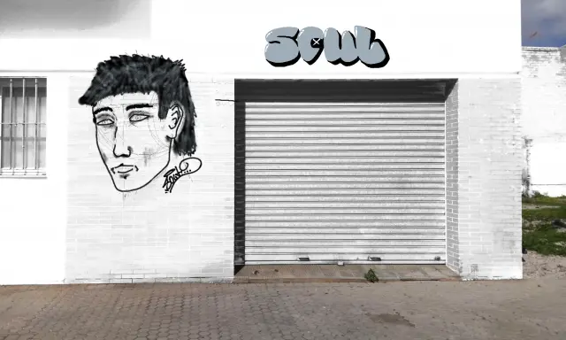 Graffiti artwork by Village
