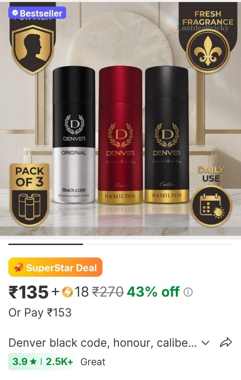135 Pack Of – Just ₹135 | Limited Time Loot Offer 135 Pack Of – Just ₹135 | Limited Time Loot Offer