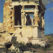 Эрехтейон Портик кариатид 1882