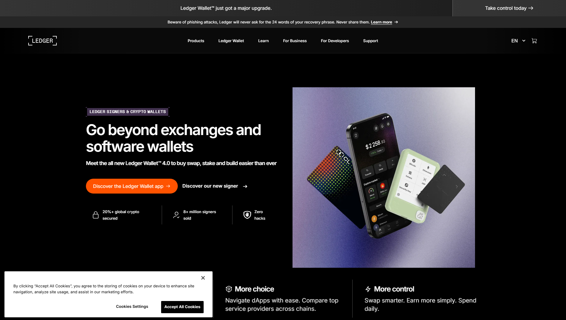 Screenshot of gethelp-ledger.com