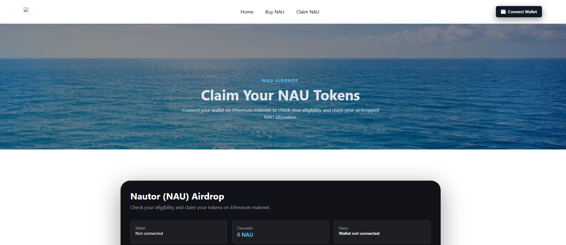 Stored capture of nautortoken.info