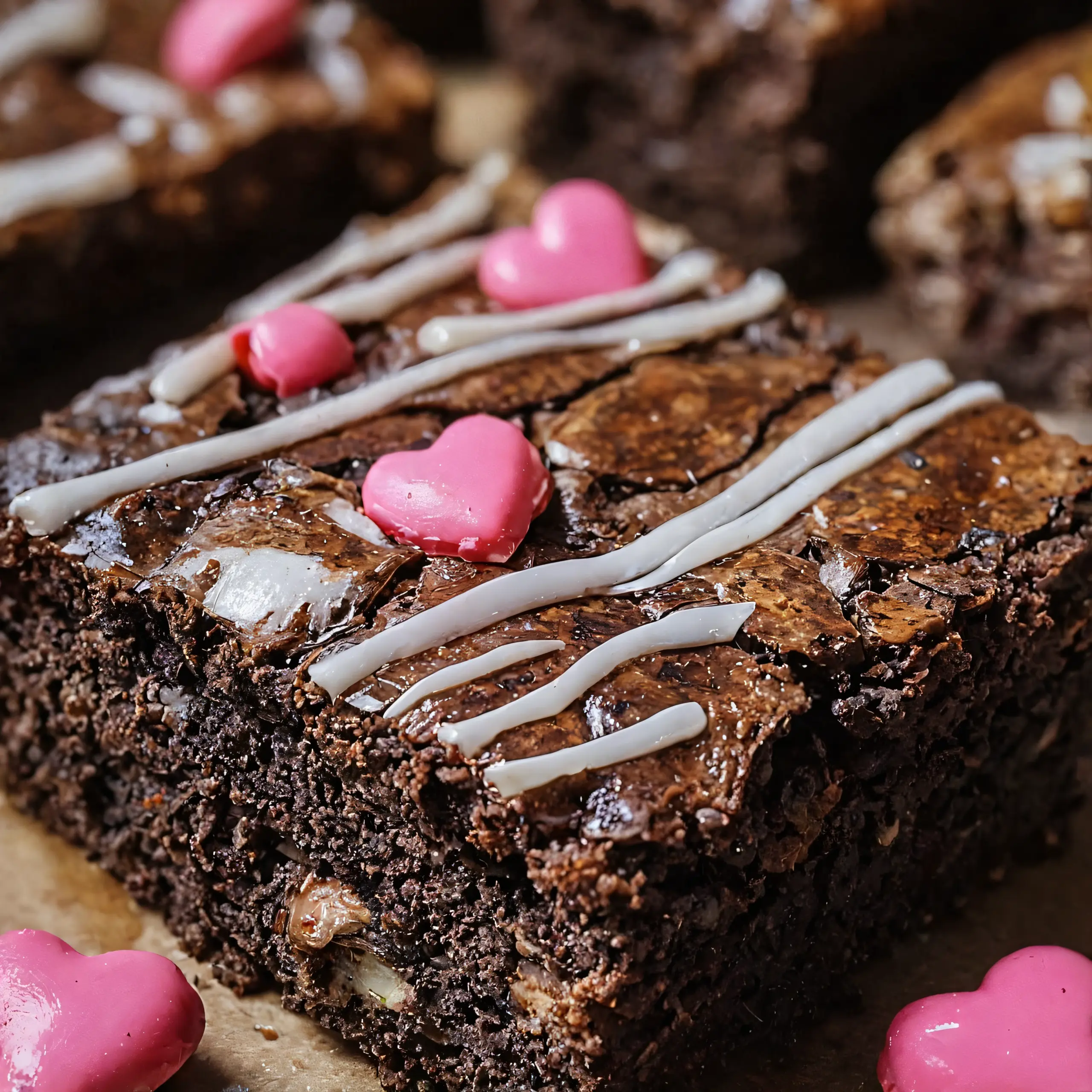 Delightful Valentine Brownies