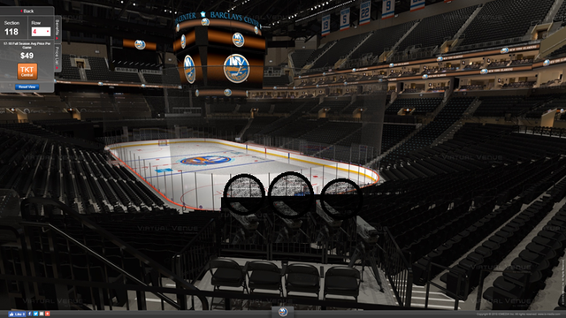 Barclays Sec 118 Row 4 Camera